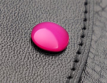 Magenta agate stone fittings